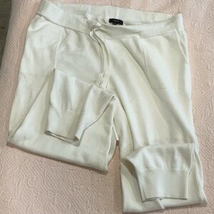 Cozy White Jogger Pants